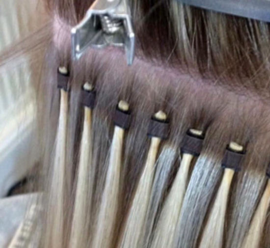 رینگ اکستنشن مو در رنگ بندهای مختلف